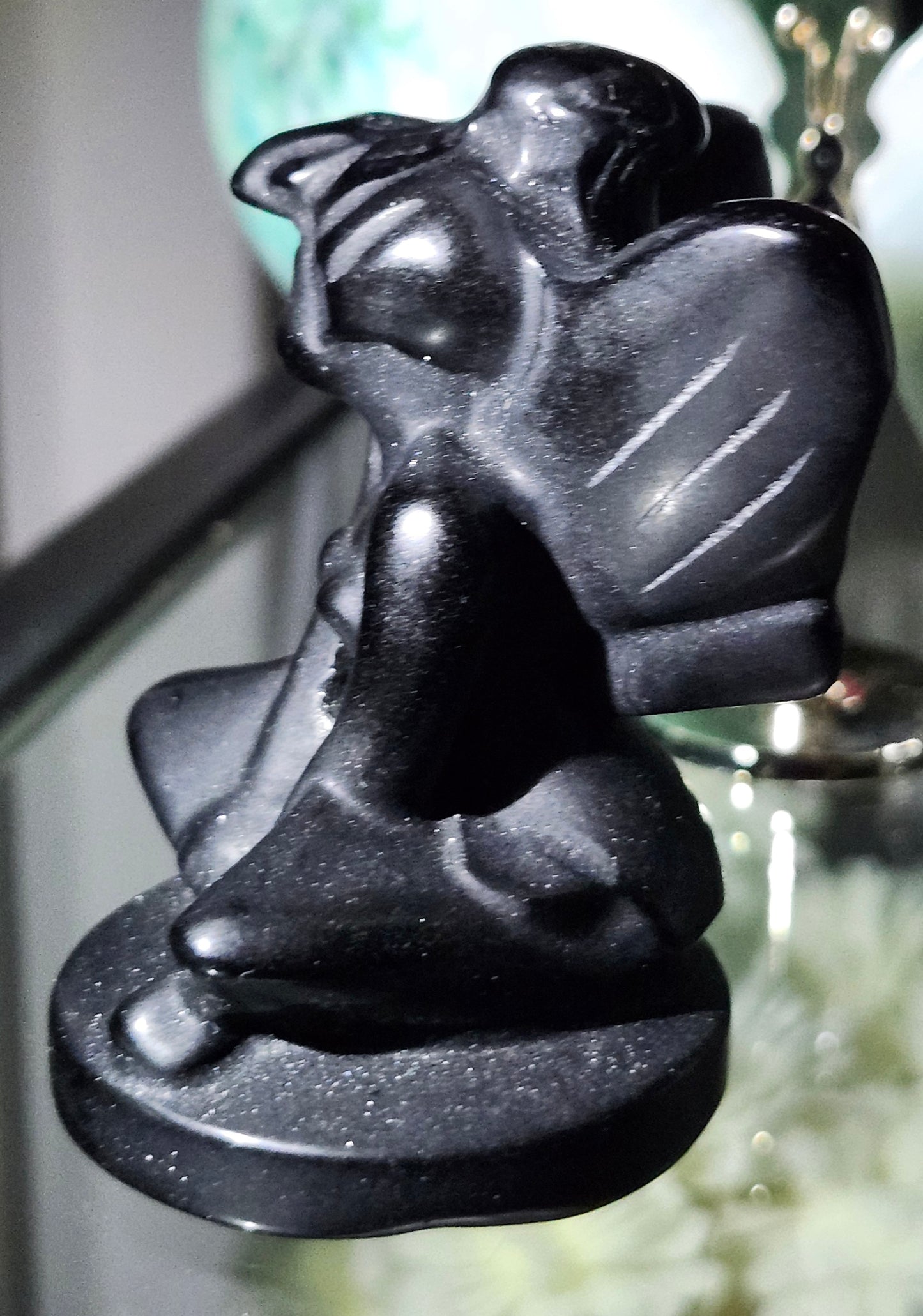 Black Obsidian Fairy Crystal