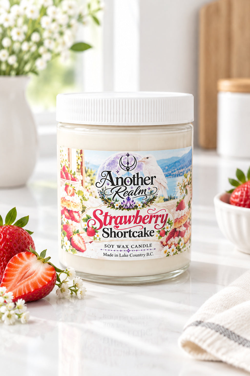 Strawberry Shortcake Candle