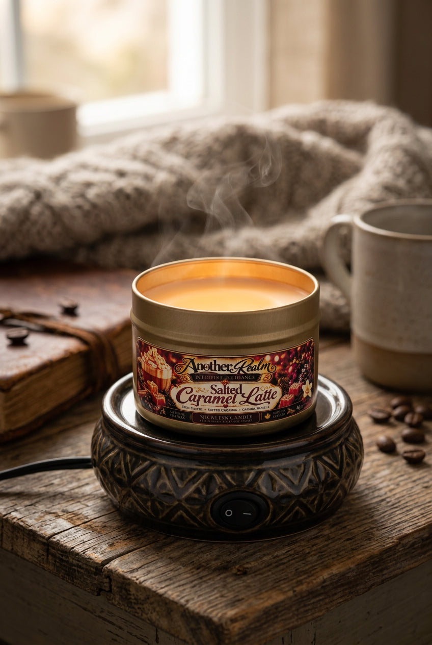 Salted Caramel Latte Wickless Candle