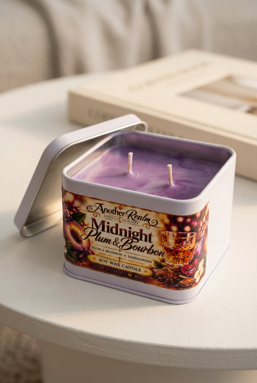 Midnight Plum & Bourbon Candle