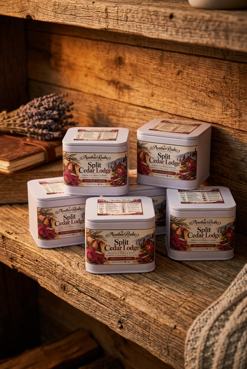 Split Cedar Lodge Candle 8oz