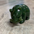 Pre-order B.C. Nephrite Jade Bears with Salmon