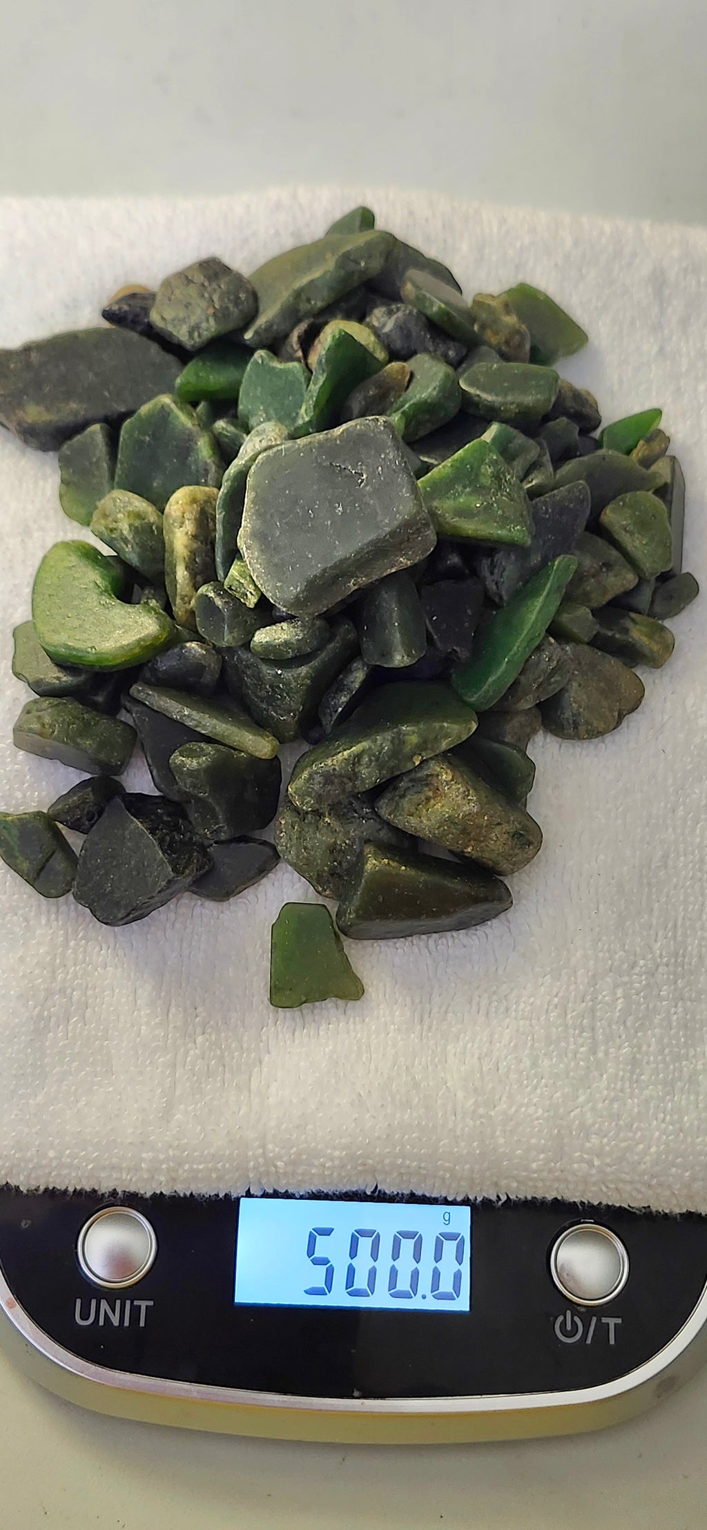 Raw Unpolished BC Nephrite Jade Pieces