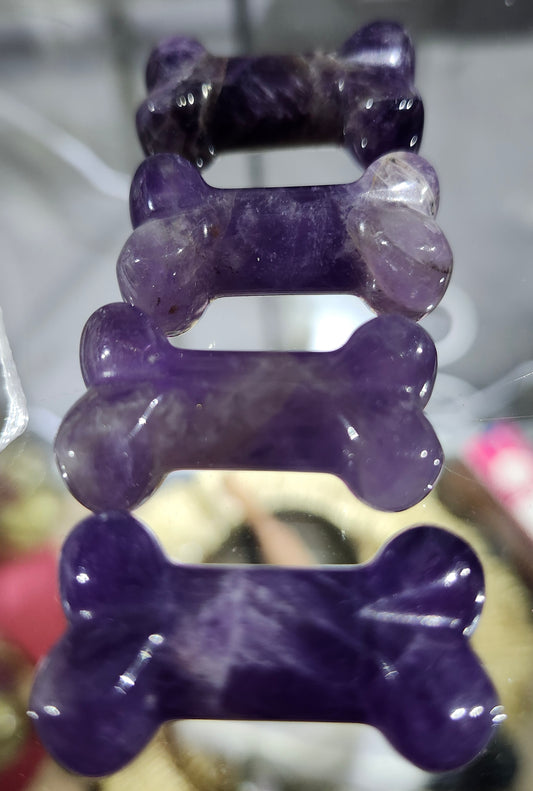 Amethyst Dog Bones