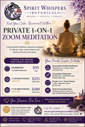 Private 1-on-1 Zoom Meditation — 60 Minutes