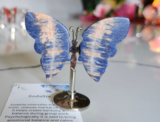Blue Butterfly Wings Crystal