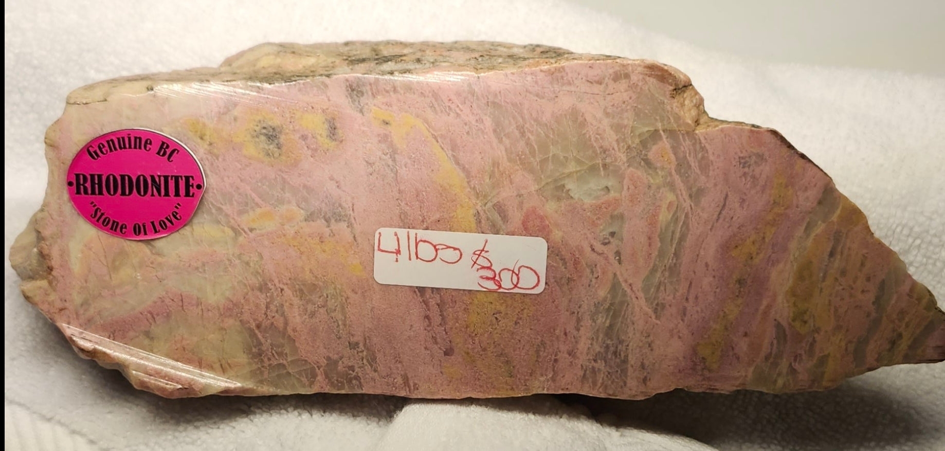British Columbia Rhodonite Block