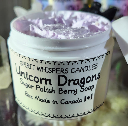 Unicorn Dragon Sugar Polish Soap