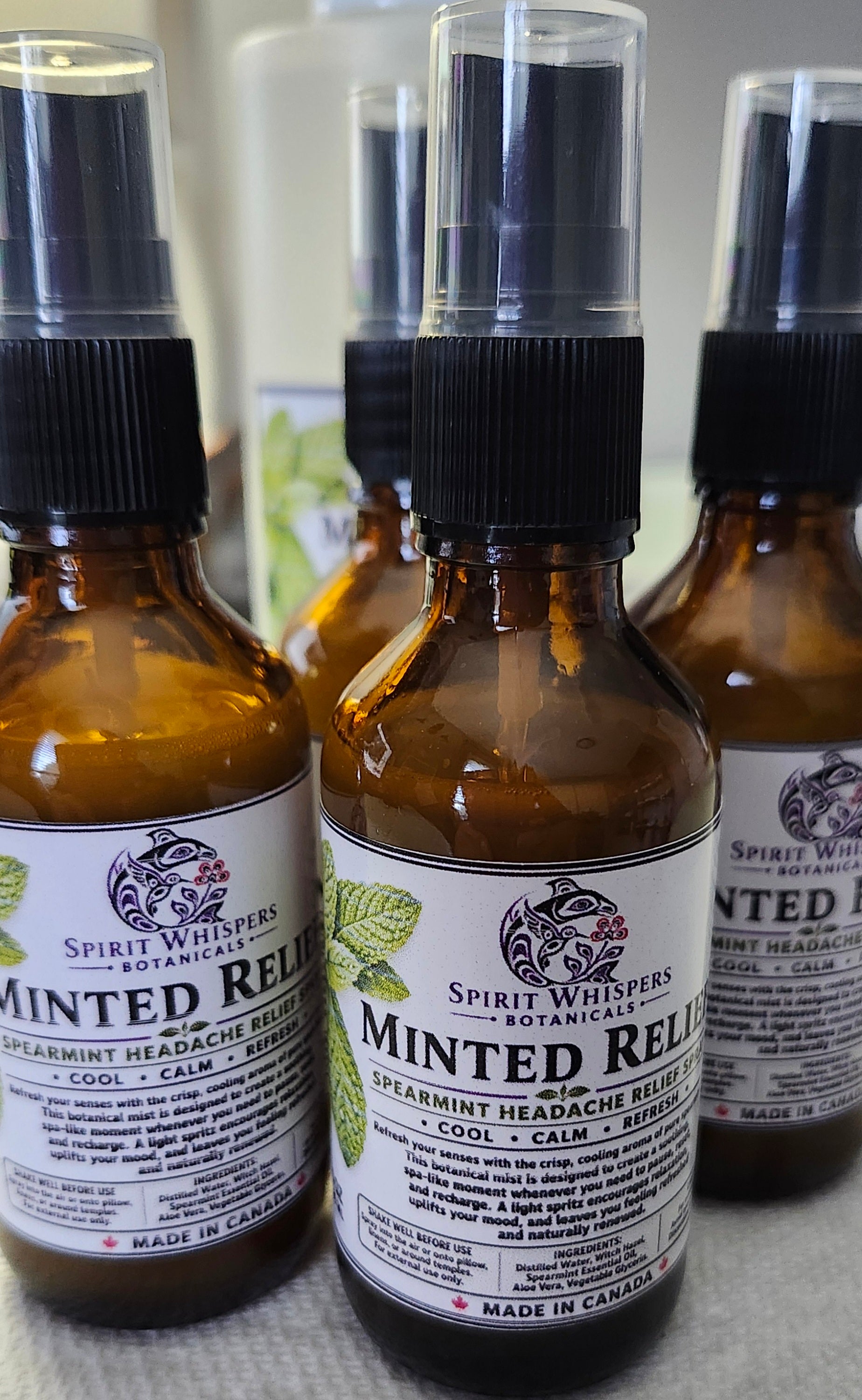 Minted Relief Botanical Spray