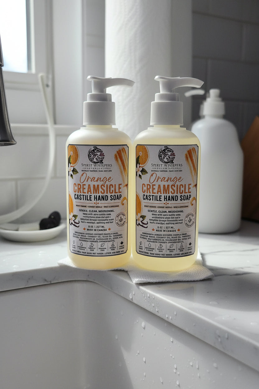 Orange Creamsicle Castile Hand Soap