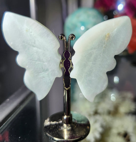 White Quartz Butterfly Wings Crystal