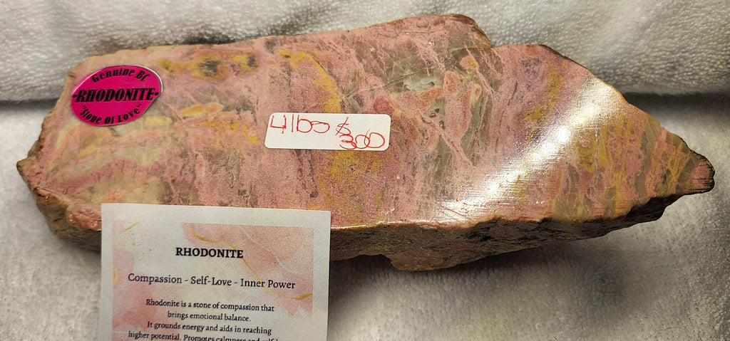 British Columbia Rhodonite Block