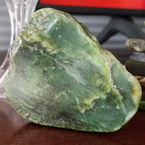 B.C Nephrite Jade Specimen Rough Polish